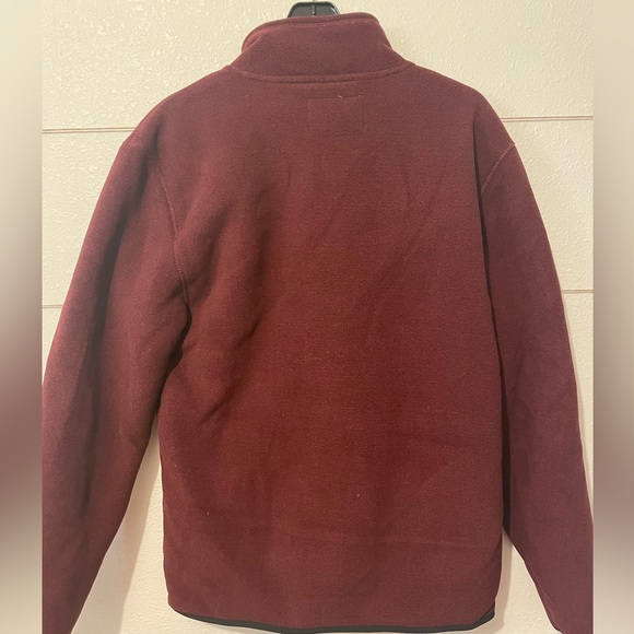 NWT maroon weatherproof vintage zip up with faux fur inside. - Picture 3 of 9